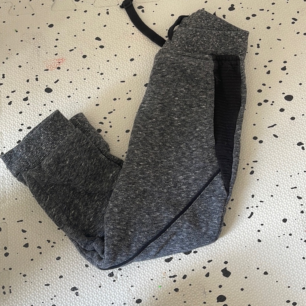 Black and dark grey toddler pants